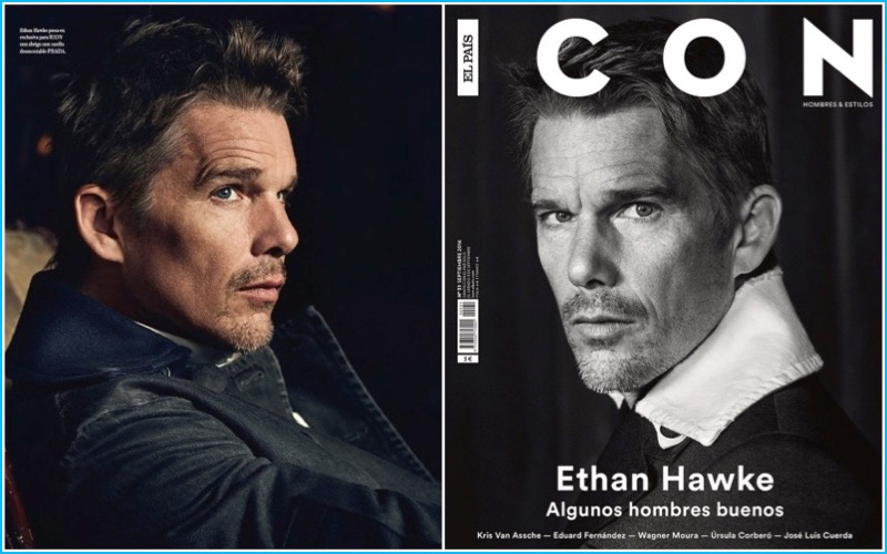 Ethan hawke icon el pais 2016 cover photo shoot