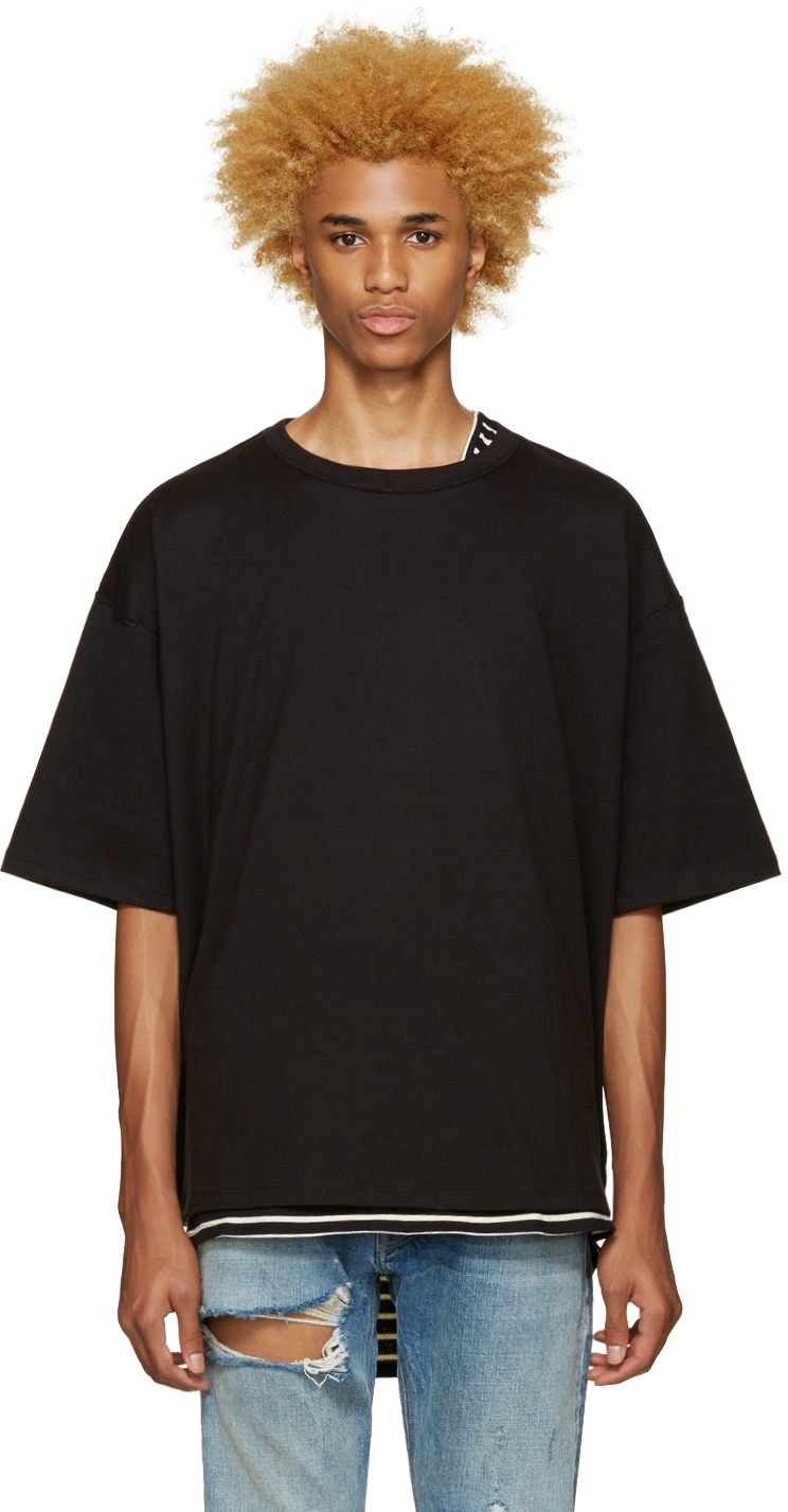 Fear of God x SSENSE Black T-Shirt