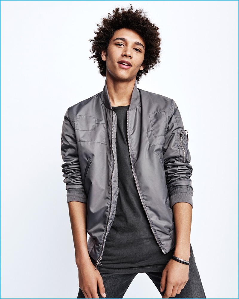 Jackson Hale wears John Elliott for Gap x GQ Best New Menswear Designers in America All-Stars collection.