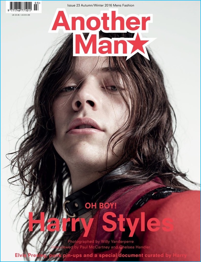 Harry Styles covers Another Man, photographed by Willy Vanderperre.
