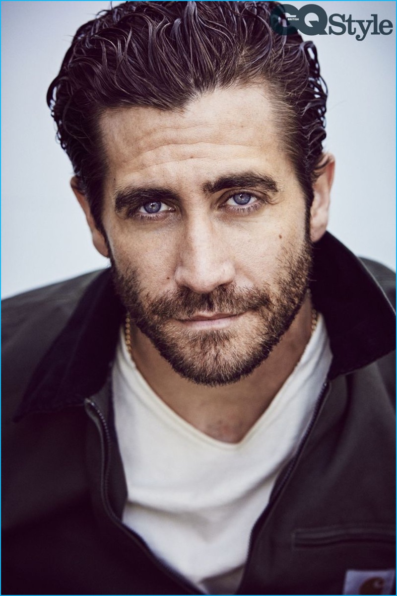 Jake Gyllenhaal photographed for the fall-winter 2016 issue of British GQ Style.