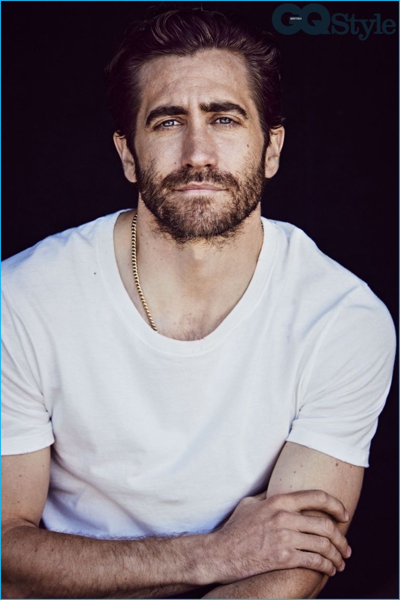 Jake Gyllenhaal photographed by Matthew Brookes for British GQ Style.