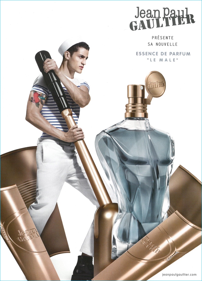 Jean Paul Gaultier 2016 Le Male Essence de Parfum Fragrance Campaign