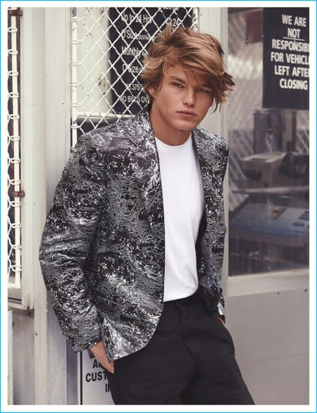 Jordan Barrett 2016 Editorial Versace Narcisse 008