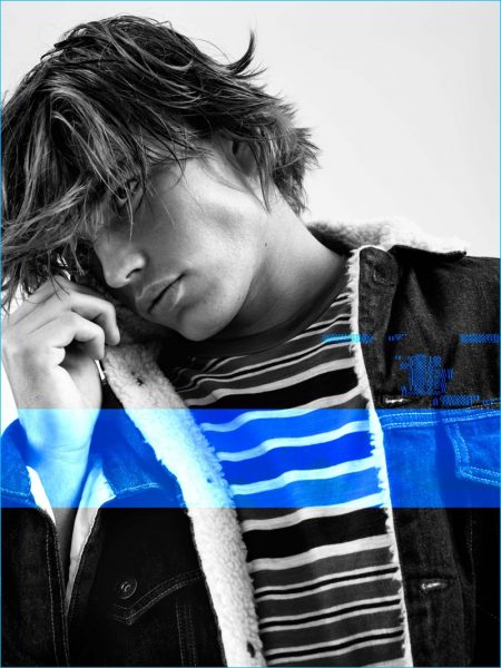 Jordan Barrett 2016 Pepe Jeans Fall Winter Campaign 003