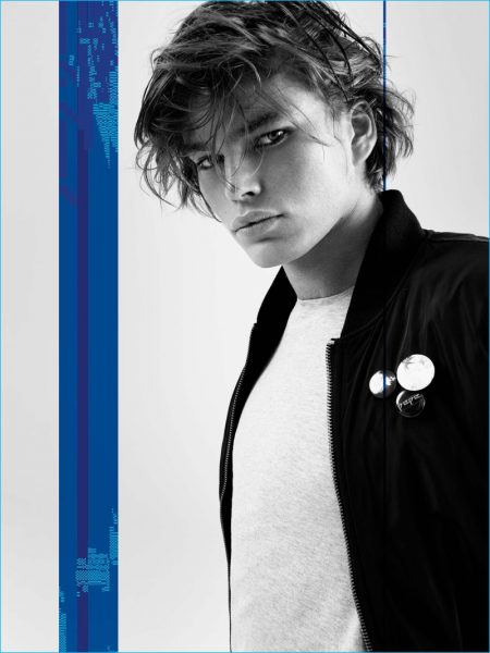 Jordan Barrett 2016 Pepe Jeans Fall Winter Campaign 007