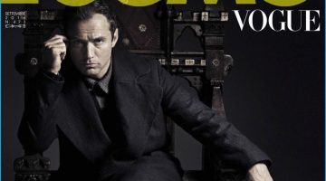 Jude Law Covers L'Uomo Vogue, Talks 'The Young Pope'