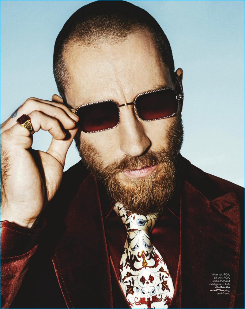 Brioni creative director, Justin O'Shea photographed by  Rasmus Weng Karlsen for GQ Australia.