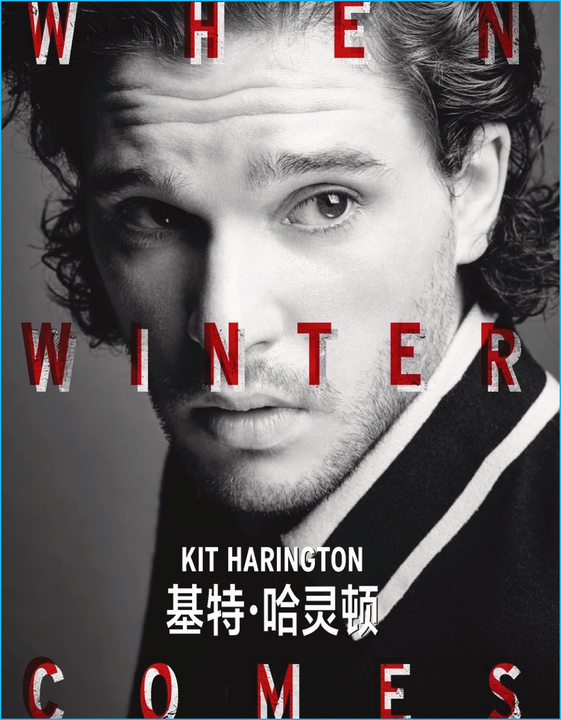 Kit Harington photographed by Nigel Parry for Elle Men China.