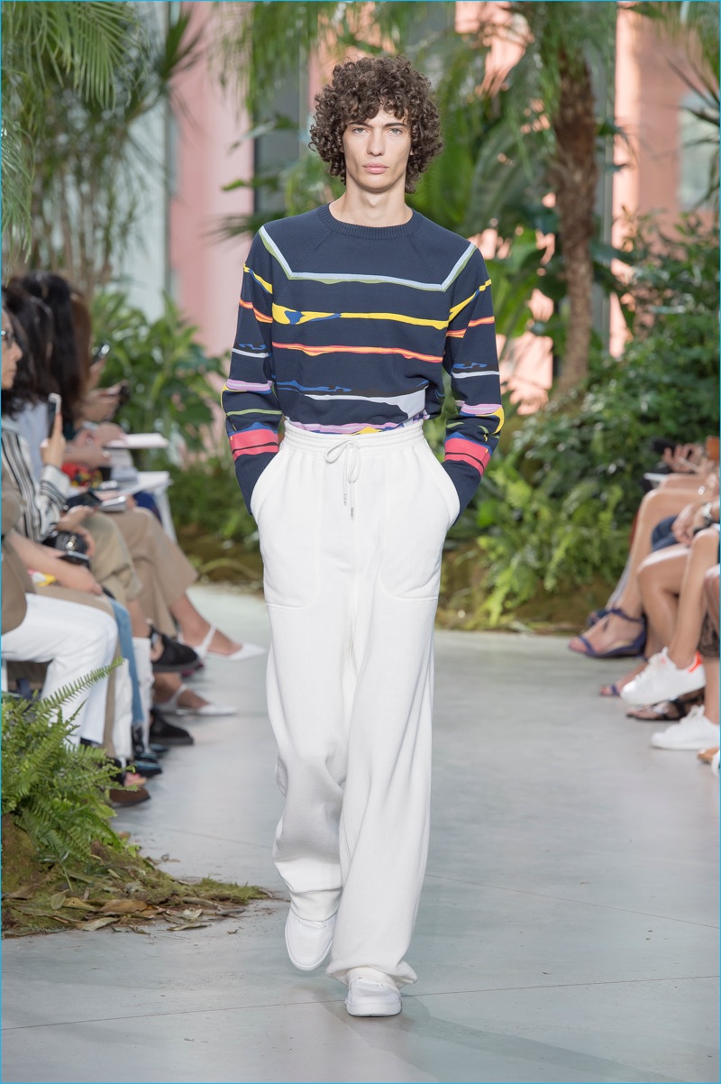 Lacoste 2017 spring summer mens runway collection