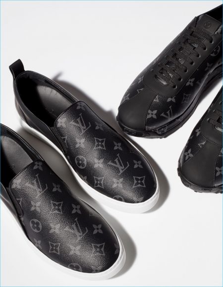 Louis Vuitton Debuts New Monogram Eclipse Print at Men's Fall 2016