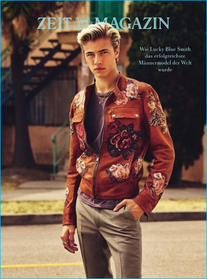 Lucky Blue Smith photographed by Bruno Staub for the September 2016 issue of Zeit magazine.