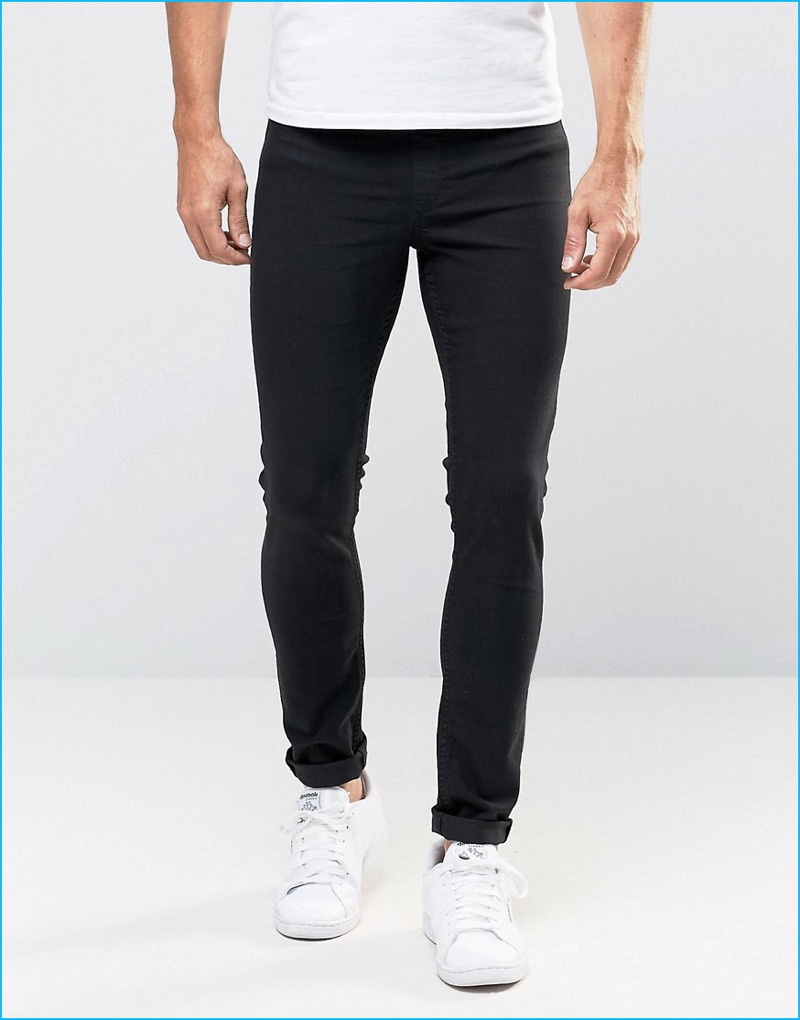 ASOS Men's Black Jeans Leggings