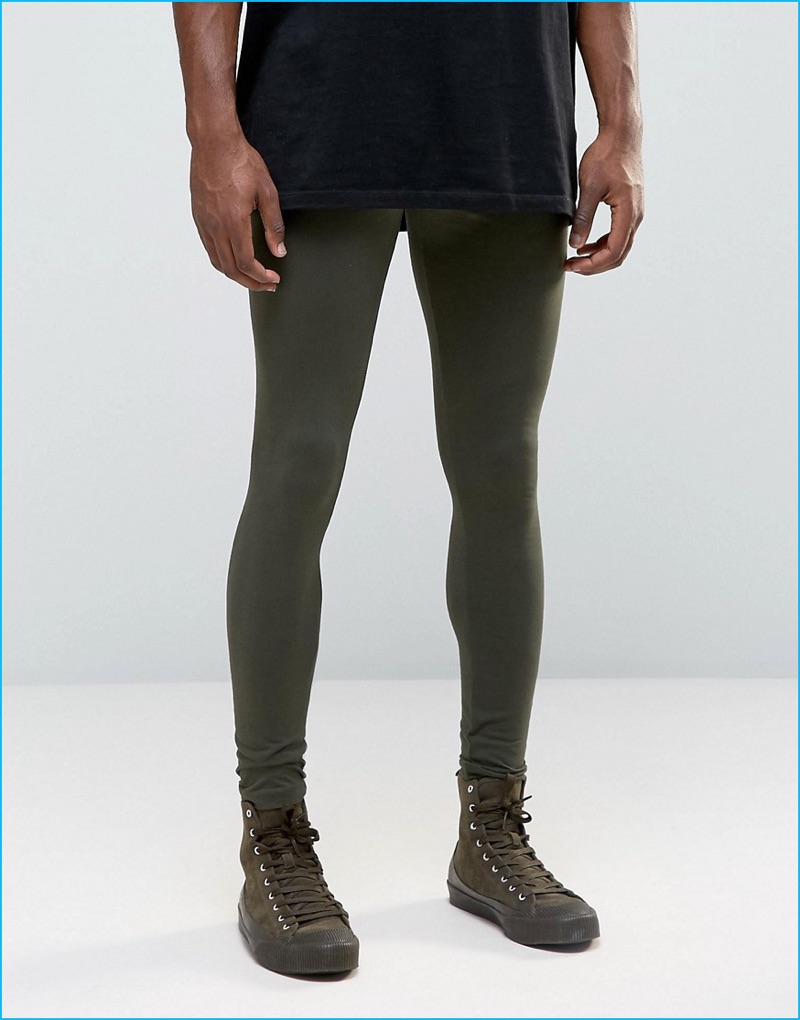 ASOS Men's Khaki Leggings