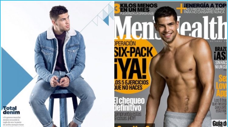 Miroslav Cech Covers Men’s Health Spain, Stars in Denim Editorial