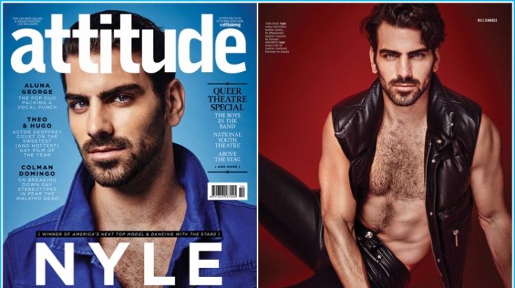 Nyle DiMarco Covers Attitude, Rocks Denim & Leather