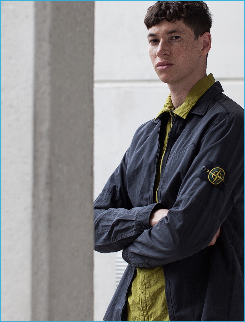 Jos Whiteman wears overshirts Stone Island.