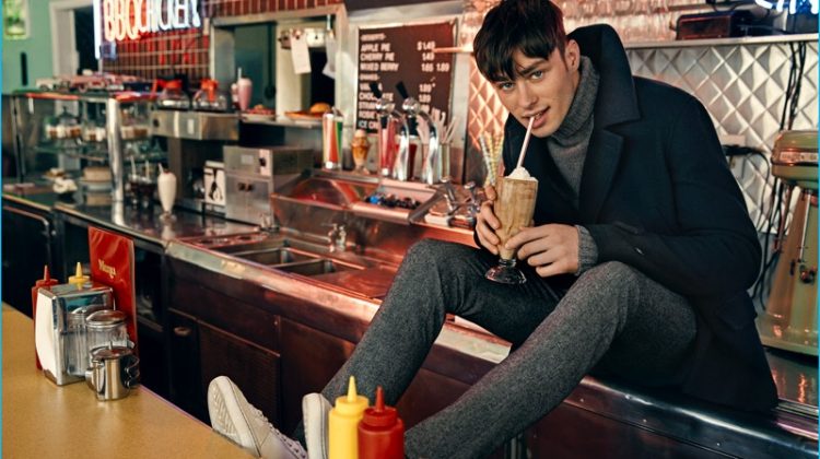 Original Penguin Takes to Diner for Fall Campaign