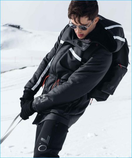 Pietro Boselli 2016 Emporio Armani EA7 Fall Winter Campaign 009