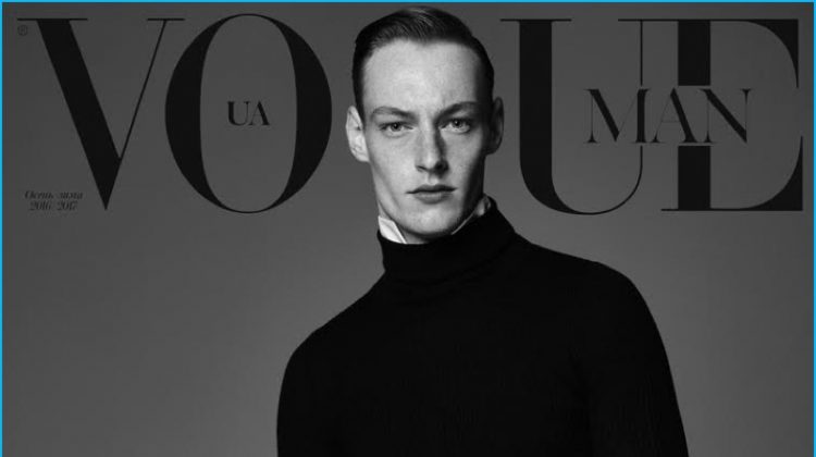 Roberto Sipos Covers Vogue Ukraine Man, Models Chic Fall Fashions