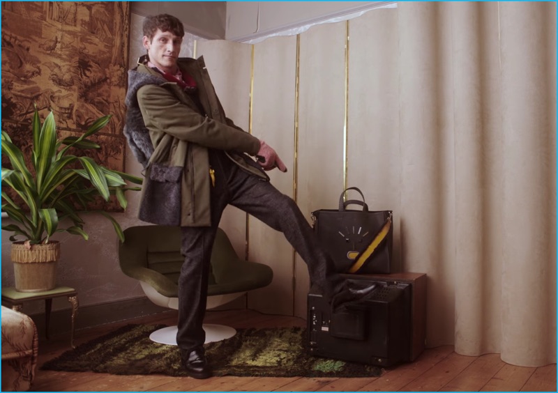 Roch Barbot shows off his best dance moves as Fendi's fall-winter 2016 campaign star.