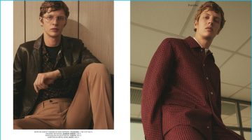 Secret Agent: Tim Schuhmacher Dons Luxe Fall Fashions for L'Express Styles Secret Agent: Tim Schuhmacher Dons Luxe Fall Fashions for L'Express Styles
