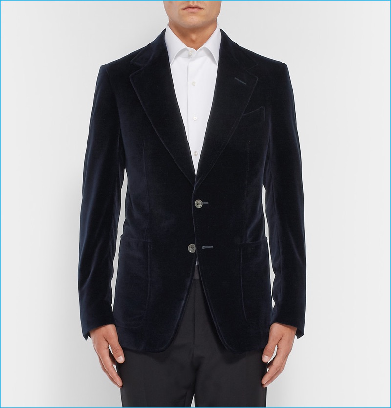 Tom Ford Blue Velvet Tuxedo Jacket