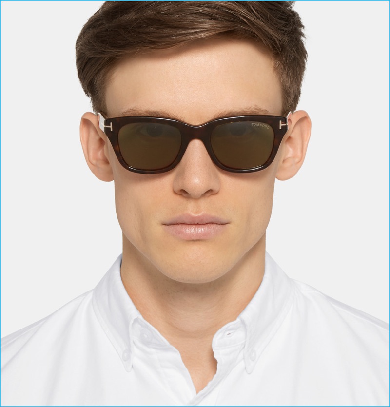 Tom Ford Snowden Tortoiseshell Sunglasses