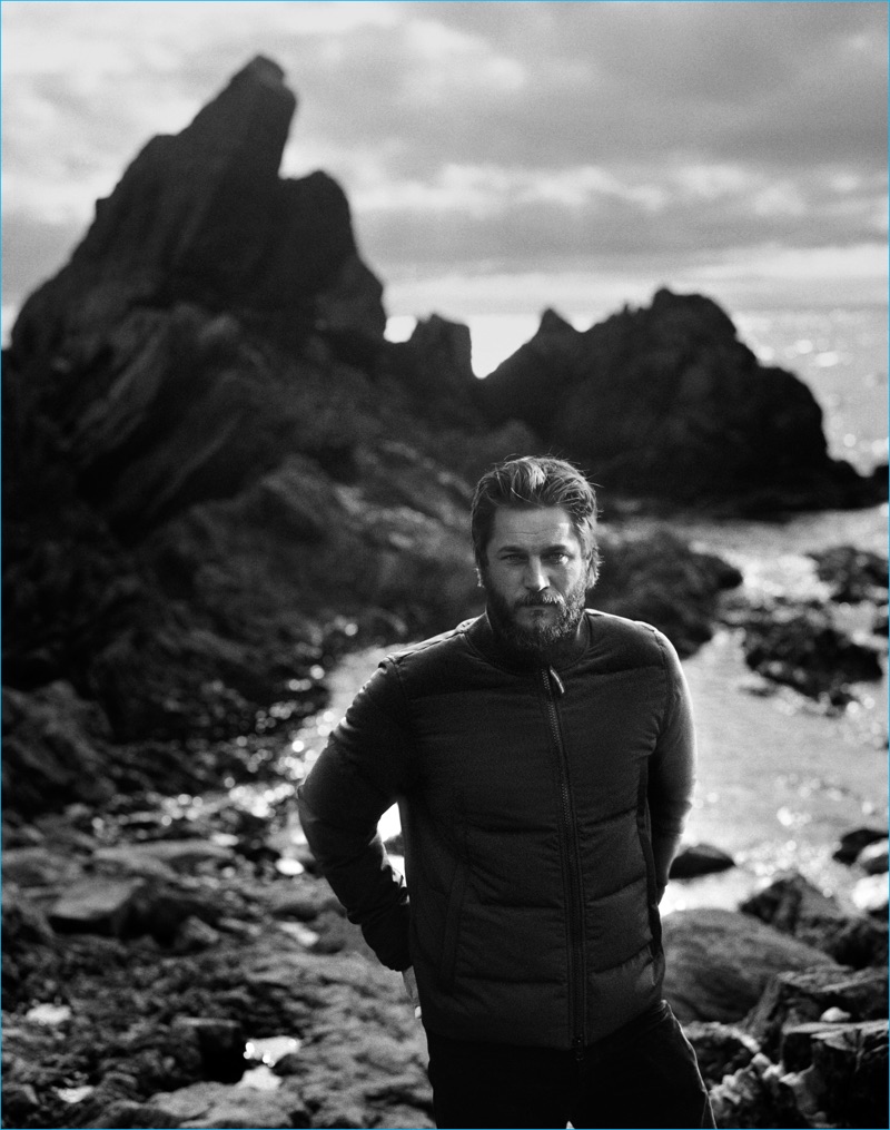 Travis Fimmel fronts Canada Goose's fall-winter 2016 advertising campaign.