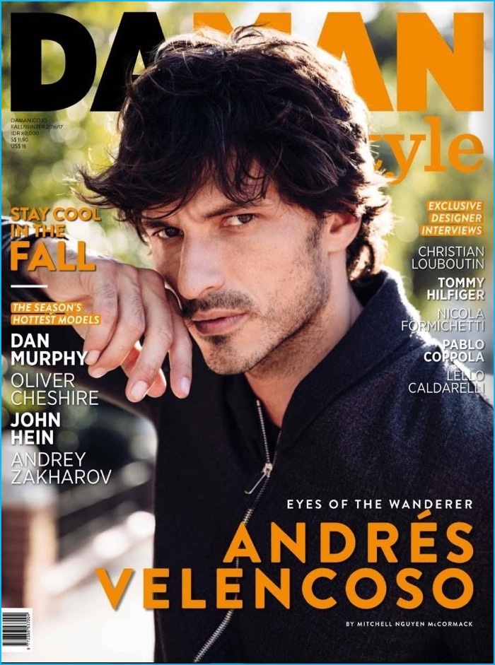 Andres Velencoso covers the fall 2016 edition of Da Man Style. » Andres Velencoso Covers Da Man Style, Talks Models & Social Media Andres Velencoso covers the fall 2016 edition of Da Man Style.