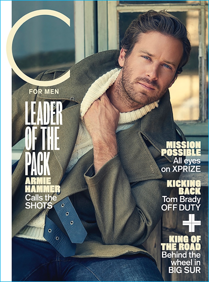 Armie Hammer 2016 C For Men Cover