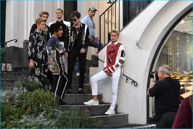 Behind the scenes 2017 dolce gabbana mens campaign