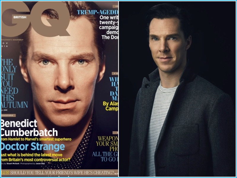 Benedict Cumberbatch 2016 British GQ Cover Photo Shoot