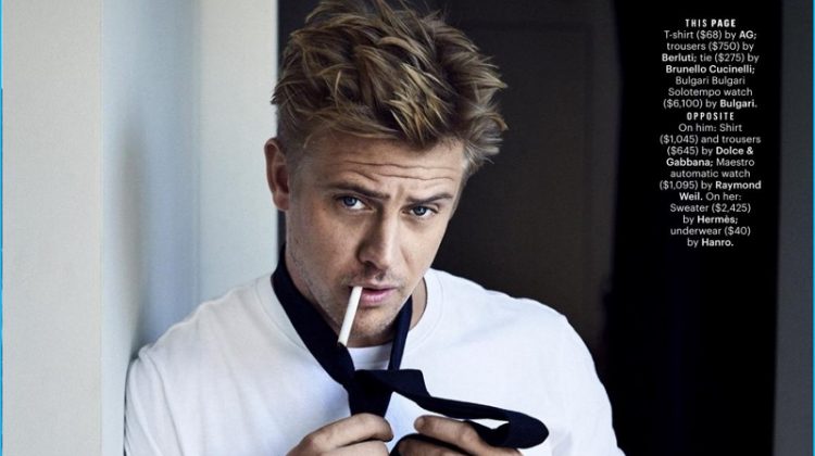 Boyd Holbrook Graces the Pages of Esquire in Casual Styles