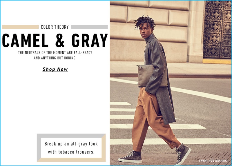 Men's Style Guide: Camel & Grey Fashions from East Dane