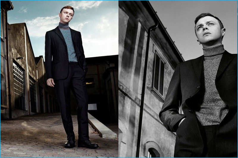 Dane DeHaan stars in Prada's resort 2017 men's campaign.