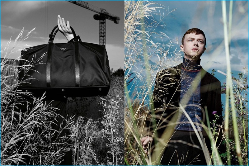 American actor Dane DeHaan fronts Prada's resort 2017 campaign.