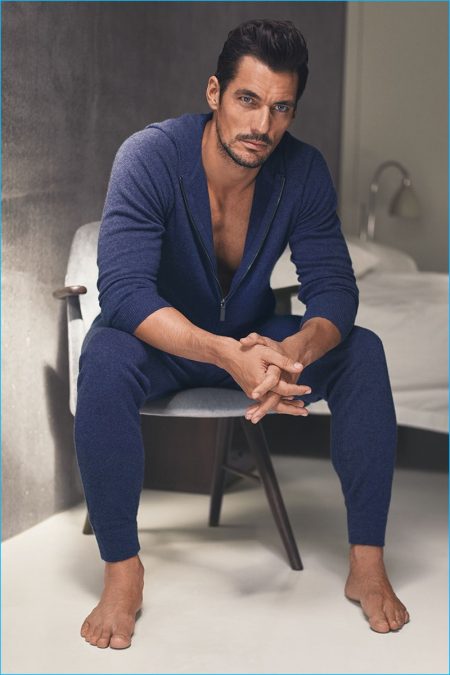 David Gandy Poses in Loungewear for New Autograph Arrivals