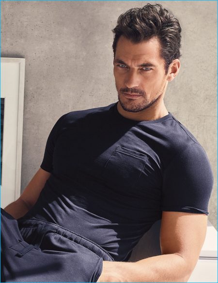 David Gandy Poses in Loungewear for New Autograph Arrivals