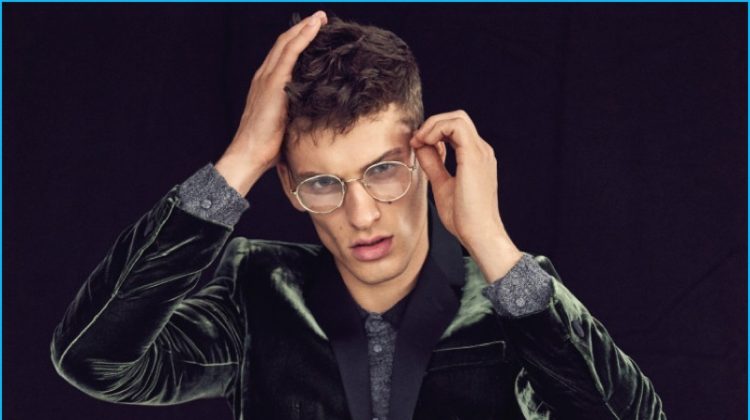 David Trulik Models Eclectic Designer Looks for Elle Czech