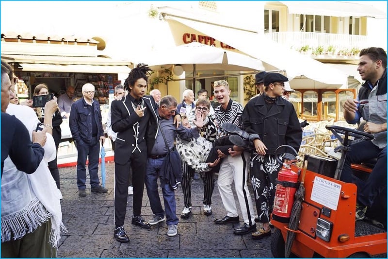 Dolce gabbana 2017 spring summer mens campaign behind the scenes