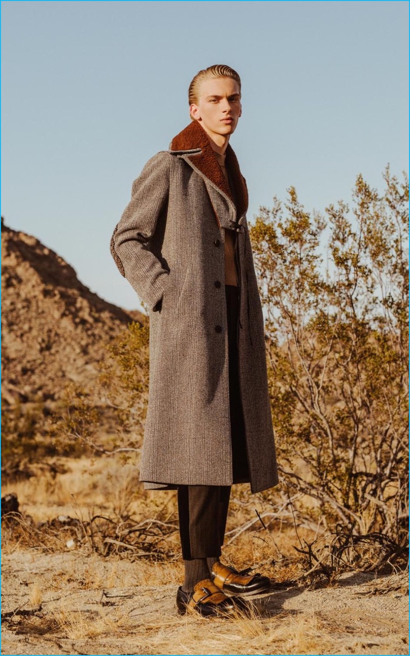 Dominik Sadoch Travels to Palm Springs for Fall Coat Story – The ...