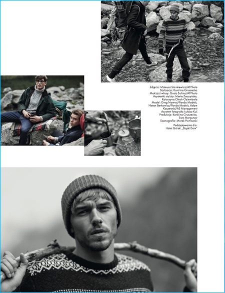Elle Man Poland Tackles Rugged & Military-Inspired Styles
