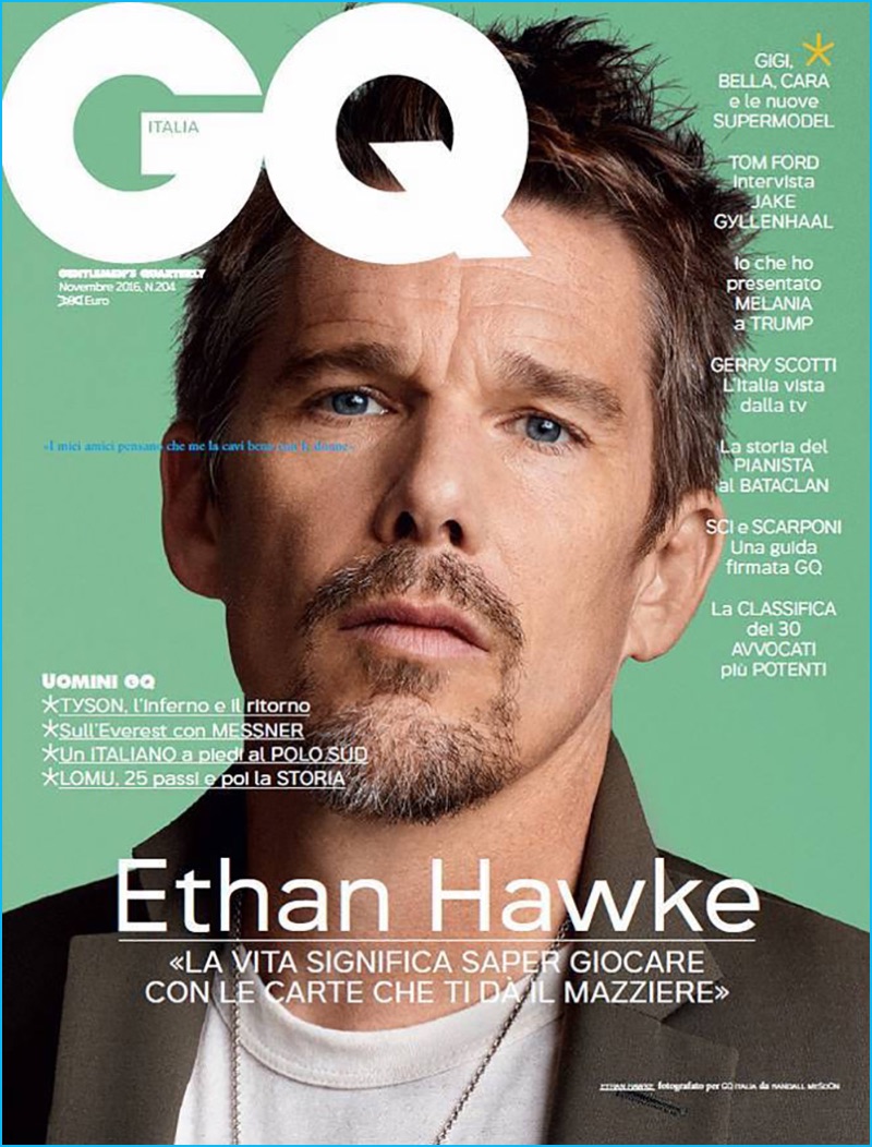 Ethan Hawke 2016 GQ Italia Cover