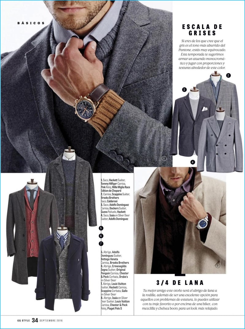 Gq mexico style 2016 fall winter mens essentials