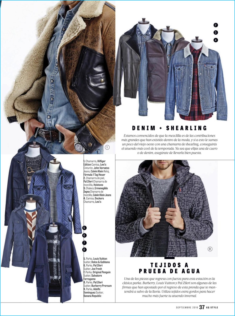 Gq mexico style 2016 fall winter mens essentials