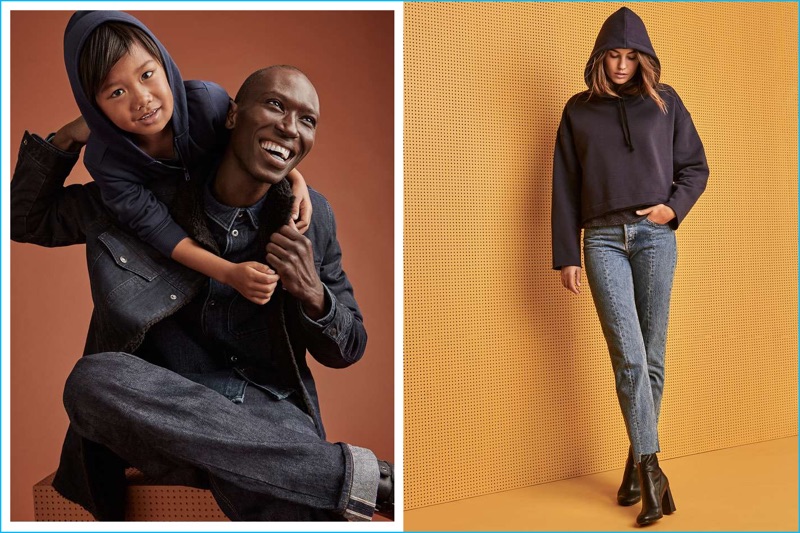Armando Cabral is all smiles in double denim from H&M Conscious.
