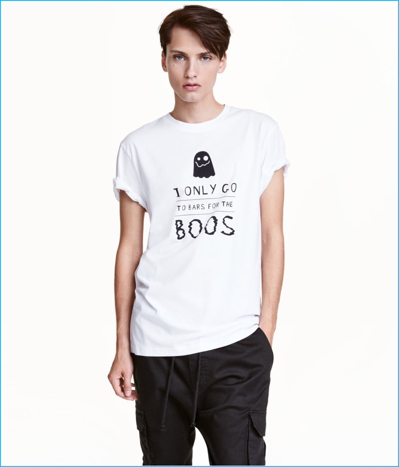 H&M Men's Halloween Boos T-Shirt