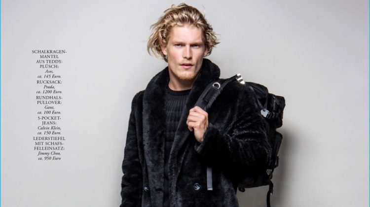 Harry Goodwins Dons Winter Styles for Playboy Germany