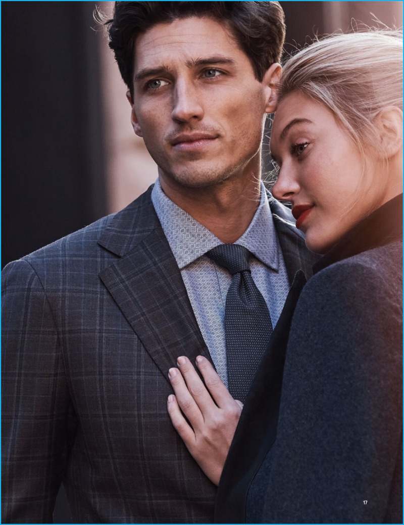 Ryan Kennedy and Caroline Lowe photographed by Dean Isidro for J.Hilburn.